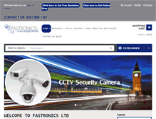 Tablet Screenshot of fastronicsltd.com